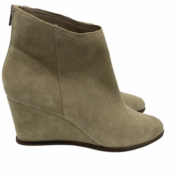 NWOT Dolce Vita Grayson Taupe Wedge Bootie Sz: 10 - Picture 1 of 8